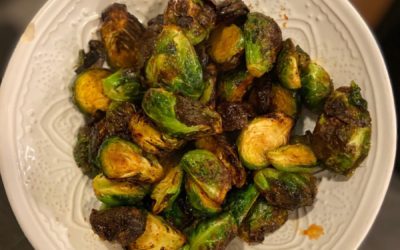 Crispy Maple Sriracha Brussel Sprouts