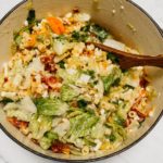 salad, pasta salad, salad in bowl