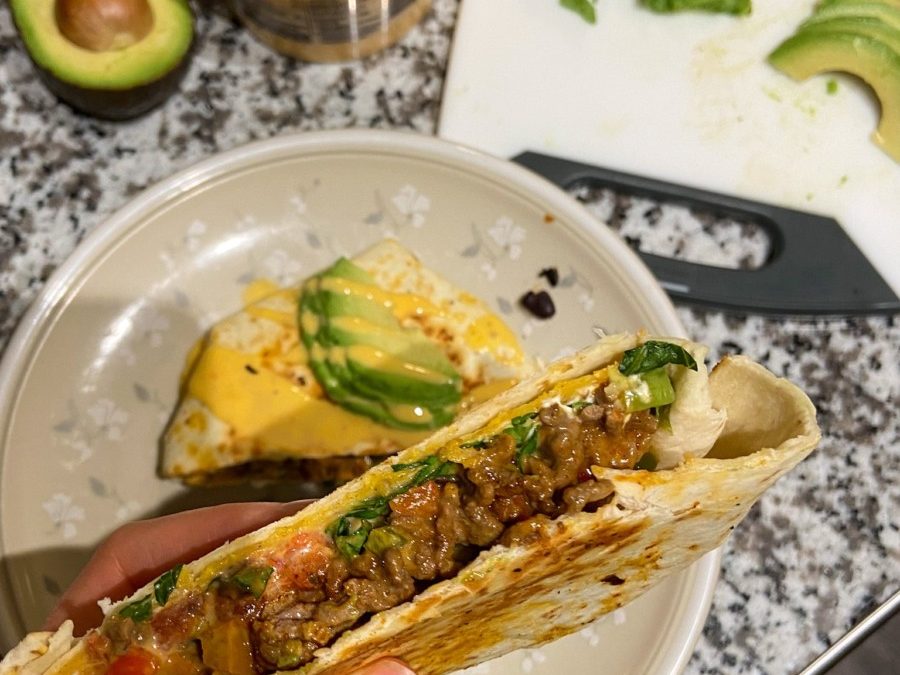 Crunchwrap supreme, taco night, handheld taco, Taco Bell, homemade Taco Bell